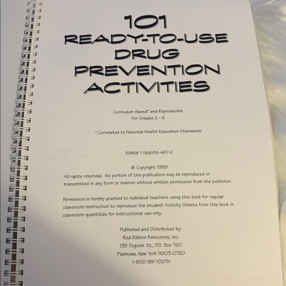 101 Ready-to-Use Drug Prevention Activities Book - Picture 2 of 6